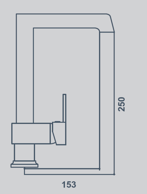MIRADOR Kitchen Sink Faucet L Shape SP9027